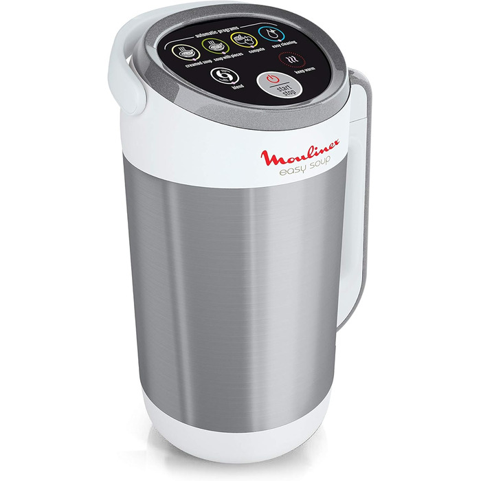 Moulinex LM841110 Easy Soup Blender Heating Mixer (57894031), Plastic, Silver