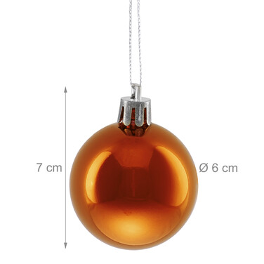 Relaxdays Set of 50 Christmas Baubles