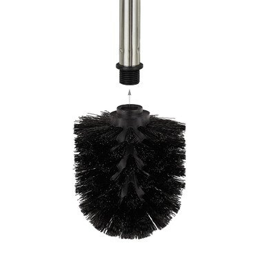 Relaxdays Toilet Brush Set of 3 - Black