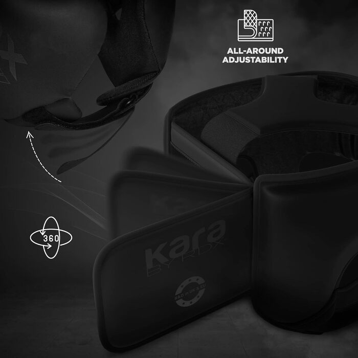 RDX Headgear for Kickboxing, Combat Sports, MMA Training - Maya Hide Sparring Head Protector for Boxing, Krav Maga, Muay Thai, Karate, and Taekwondo