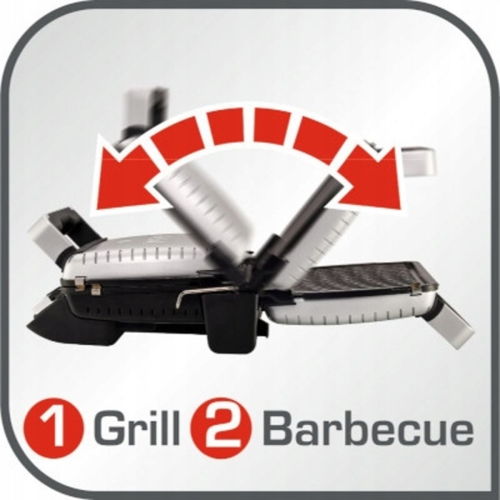 Електричний гриль Tefal GC461B, складаний, 2400 Вт, площа 800 см²