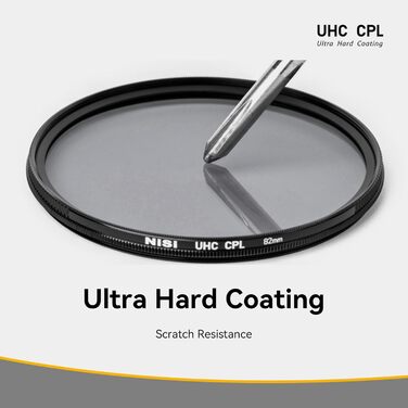NiSi UHC CPL фільтр - поляризаційний фільтр з ультра-твердим покриттям (72 мм)