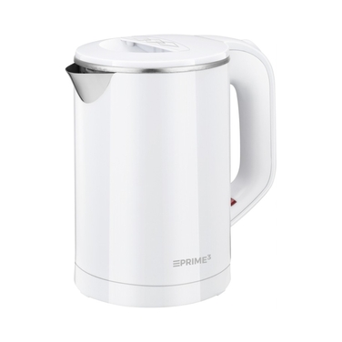 Електричний чайник PRIME3 SEK11, 0,6 л, 800 Вт, білий