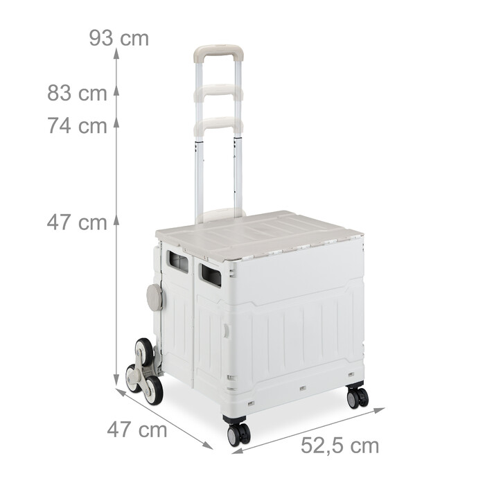 Relaxdays Shopping Trolley Stair Climber
