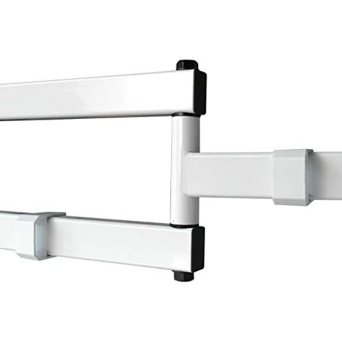 Настінне кріплення для телевізора Drall S89W біле, поворотне, для LED/LCD/HD 3D телевізорів 15-50 дюймів, VESA 75x75/100x100/200x100
