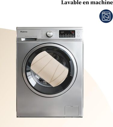 Килимок для ванної кімнати chakme з ефектом пам'яті (Memory Foam), протиковзкий та вологопоглинаючий, бежевий, 60x150 см