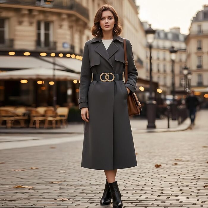 Жіночий еластичний пояс шкіряний 5 см, регульований 70-160 см, чорний, для суконь