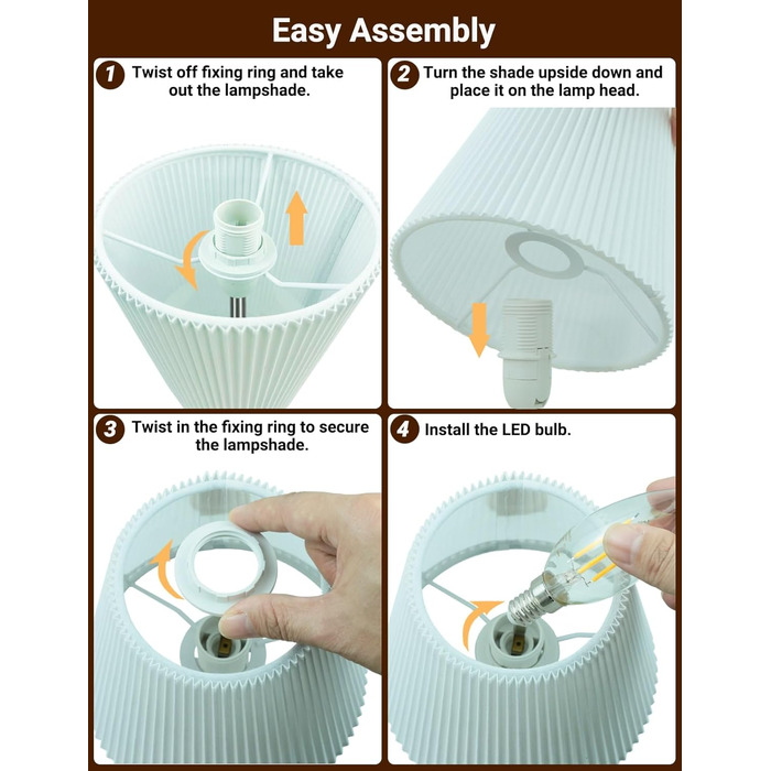 Торшер на тумбочку з сенсорним керуванням, регульована яскравість, 31.5 см, ретро стиль, для вітальні, спальні, нічник, подарунок (срібний)