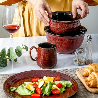 Набір чашок для кави Hasense, темно-сірий, 4 шт, 340 мл, з великою ручкою, для кави, чаю, молока та гарячого шоколаду, легко миються, підходять для миття в посудомийній машині та мікрохвильовій печі