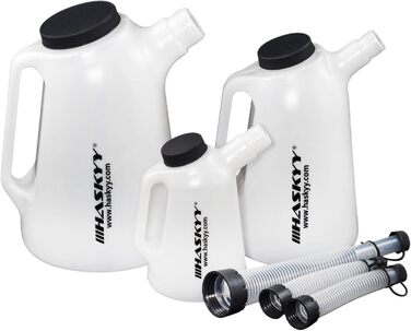 HASKYY 1L + 3L + 5L Kettle Set, Car Tool Measuring Jug, Filling Jug