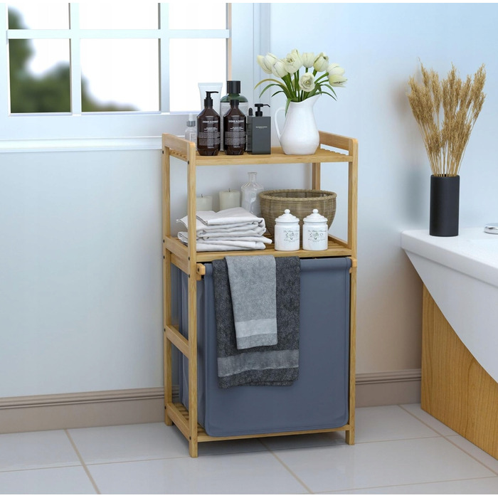 Кошик для білизни Fexplendid, ємність 50 л, 80 x 43 x 33 см