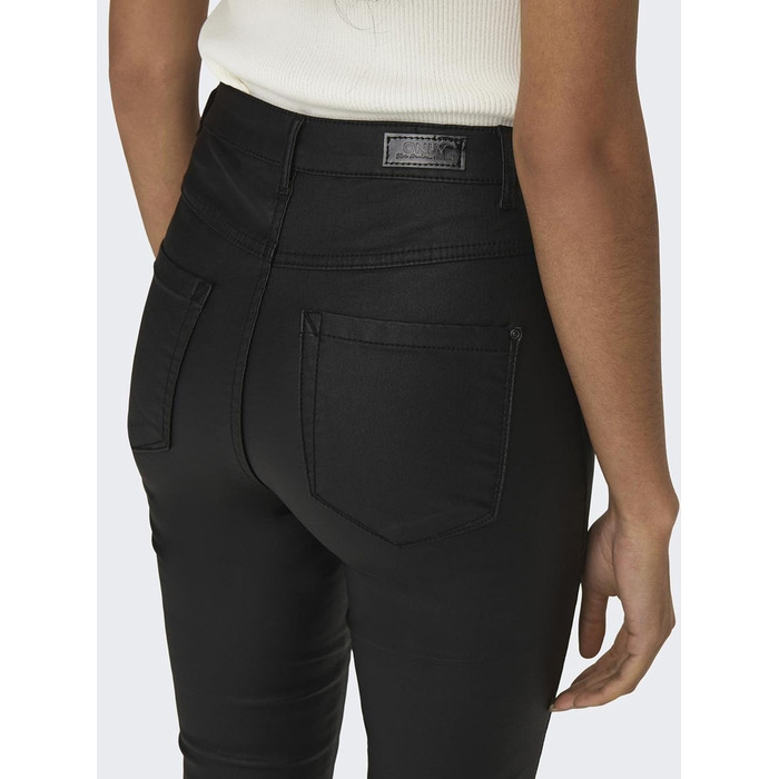 Жіночі джинси ONLY Onlroyal Skinny Coated PIM Noos XL (32L) чорні