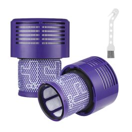 Фільтри для пилососа Dyson V11, V15 (3 шт.) + Щітка для чищення. Оригінал #970013-02