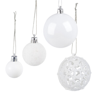 Relaxdays Set of 50 Christmas Baubles
