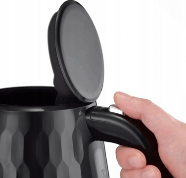 Електричний чайник Russell Hobbs Honeycomb, 2400 Вт, 1,7 л, чорний