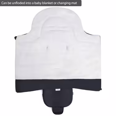 Minetom Universal Footmuff for Strollers - Winter Footmuff, Waterproof, Anti-Slip Design with Warm and Soft Fleece, Storage Bag | Footmuff for Jogging Strollers & Buggy, Black