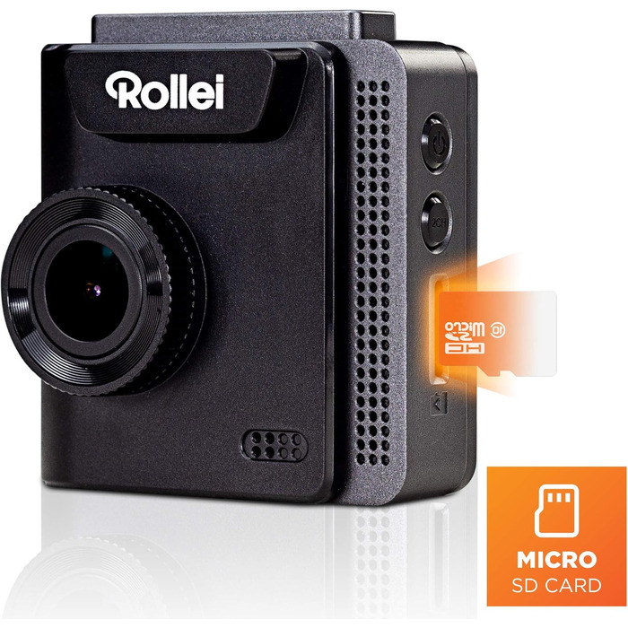 Відеореєстратор Rollei Dashcam 402 GPS з G-сенсором | Автомобільна камера 1080p Full HD | Для відеоспостереження та паркування