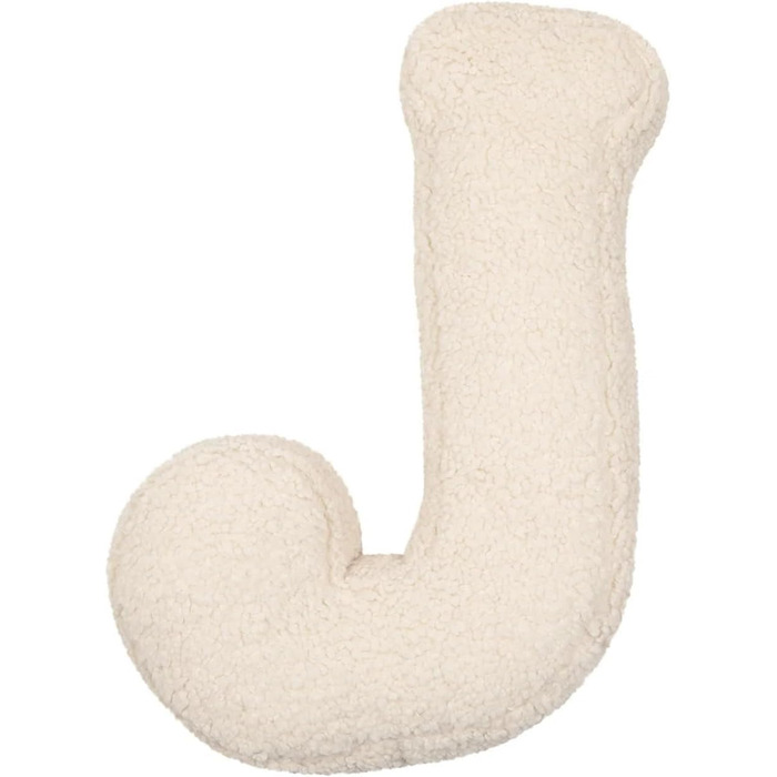 Alphabet Letter Pillow Arabic Numerals Pillow Cute Plush Throw Pillow English Alphabet Pillow Room Decorative Pillow for Bedroom Sofa Bed Floor Car Living Room Decorative (J)