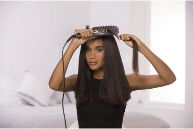 Випрямляч для волосся Remington S8540 Keratin з LCD-дисплеєм, 10 температурних режимів (150-230°C), чорний, 110 мм
