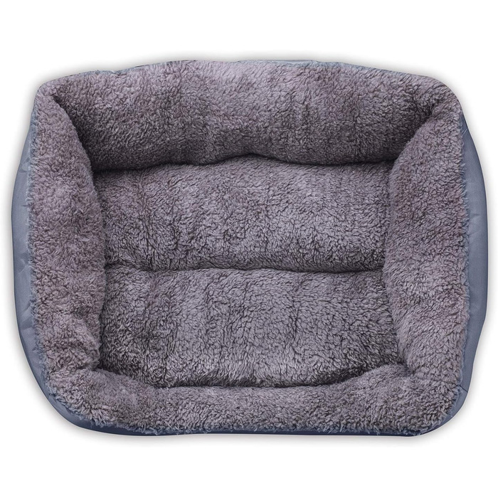 Килимок для кота та собаки AcserGery: м'який, теплий, сірий. Підходить як ліжко для собак та котів