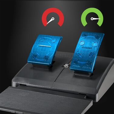 Superdrive SV650 Racing Wheel: Руль для гонок з педалями та перемиканням передач - сумісний з Xbox Series X/S, Switch, PS4, Xbox One, PC, PS3 (програмований)