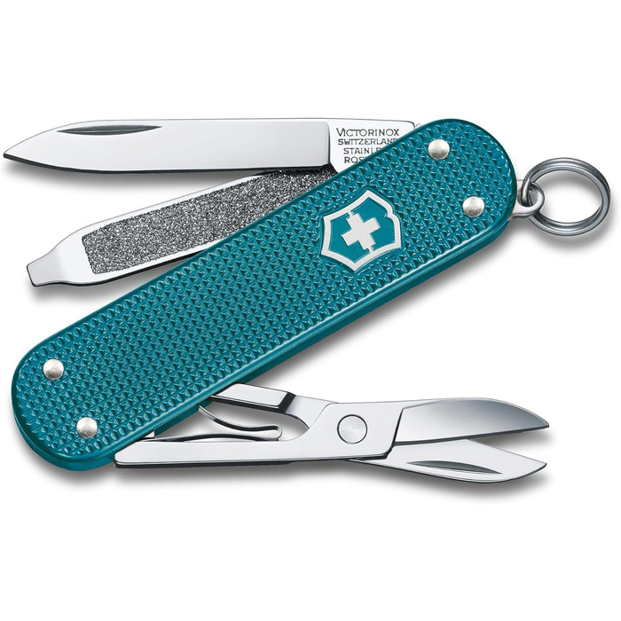 Мультитул Victorinox Classic SD Alox - Швейцарський ніж, 5 функцій, з файлом для нігтів (Wild Jungle)