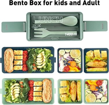 Електрична обідовниця з підігрівом 1.5L, портативна, для роботи, сім'ї, кемпінгу, офісу, подорожей, будівництва (зелена)