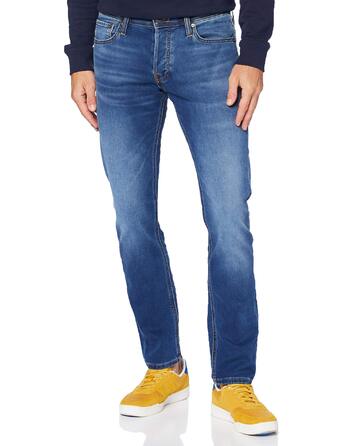 Джинси чоловічі JACK & JONES Jjiglenn Original Ge 006, синій денім, 34W/32L