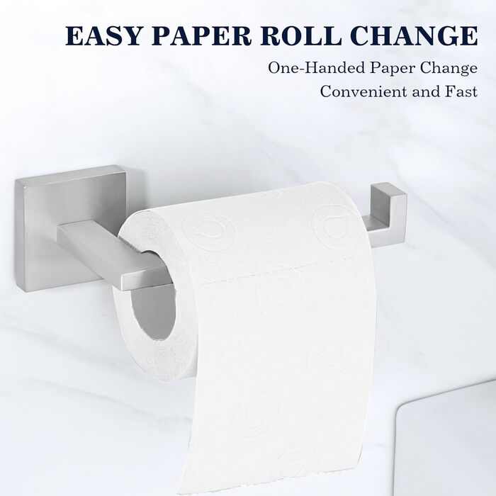 Тримач для туалетного паперу з нержавіючої сталі 304, 15 см. Сучасний настінний тримач для ванної кімнати, туалету та кухні