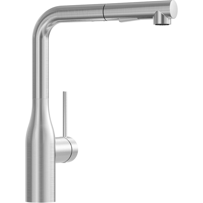 Змішувач для кухні CECIPA висувний, чорний, 360° поворотний, з витяжною лійкою, антивитік, легка установка, для мийки