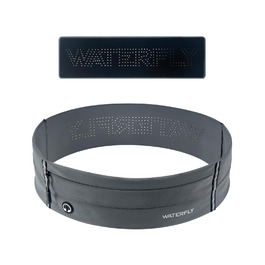 Водонепроникний поясний ремінь Waterfly для бігу, спорту та фітнесу (чоловічий/жіночий, темно-сірий)