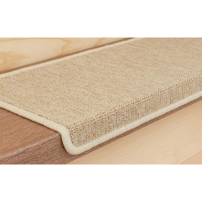 Ступінчасті килимки Kettelservice-Metzker Monza прямокутної форми - різні комплекти та кольори - бежевий, 14 штук