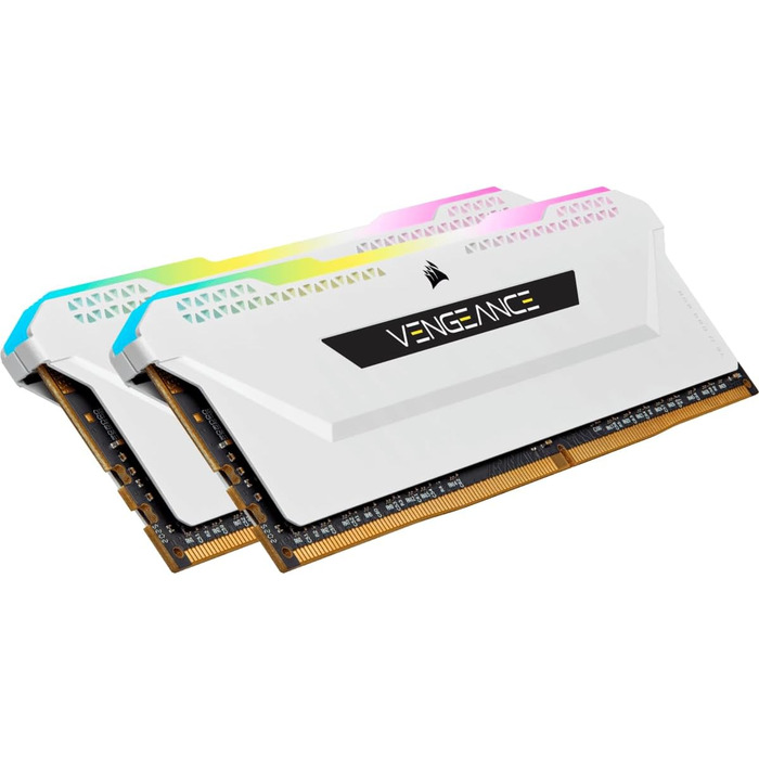 Оперативна пам'ять Corsair Vengeance RGB PRO SL 32GB (2x16GB) DDR4 3200MHz (PC4-25600) C16, 1.35V, Білий