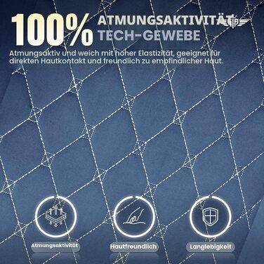 GTPLAYER Ігровий стілець Stoff (тканина) для геймерів та офісу, до 150 кг, з регульованою спинкою, підлокітниками, подушкою та підставкою для ніг, блакитний