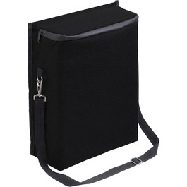 Master Cooler Bag 40 x 26 x 31 cm - 32 Liter Capacity - Cooling Insulation - With Shoulder Strap - Securely Closing Zipper - Water-Resistant Material / Thermal Bag / 6816830 (Black)