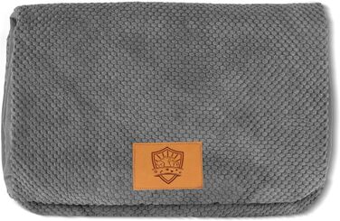 Сходинки для собак Zvonema: 3 сходинки, 60x40x40 см, сірий плюшевий чохол, водонепроникні, з антиковзким покриттям