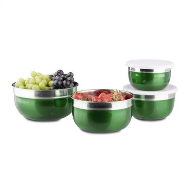 Relaxdays Bowl Set with Lid, 4-Piece