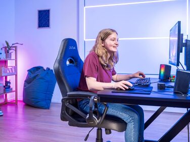 Комп'ютерні колонки Trust GXT 606B Javv 2.0 з RGB підсвічуванням, 12W (6W RMS), USB, чорний колір