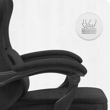 Ігрове крісло Cabro C503, чорна тканина