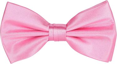 Набір краваток Tie G U Style (5 шт.) у подарунковій коробці: однотонні краватки, сатинова метелик, кишеньковий хустинка, реверс, краваткові застібки (рожевий)