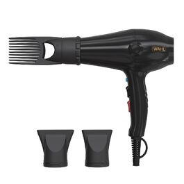 Фен для волосся WAHL PowerPik 5000 з насадкою-піком для афро-кучерявого волосся, 3 режими температури, антифриз-ефект
