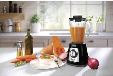 Блендер Tefal BL4358, стаціонарний, скляна чаша 1.75 л, чорний