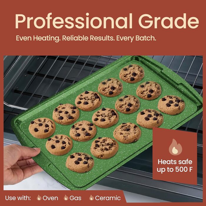 Набір форм для випічки Royal Blue (10 шт), з антипригарним покриттям, з вуглецевої сталі, стакесний, економний, придатний для миття в посудомийній машині, стійкий до бруду, без PFOA/PFOS/PTFE, термостійкий до 230°C