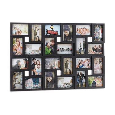 Relaxdays Photo Collage Frame - Holds 24 Pictures