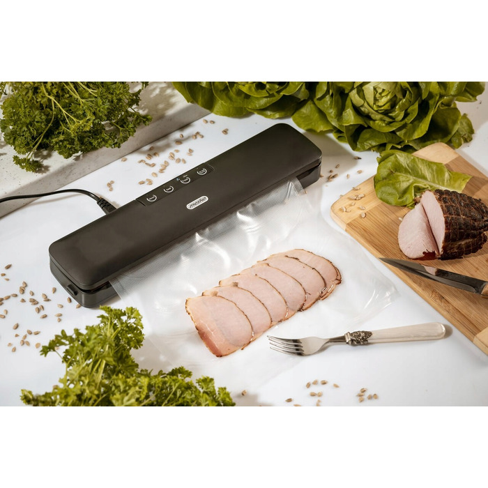 Вакууматор для продуктів Mesko — вакуумний пакувальник для м'яса, овочів та їжі