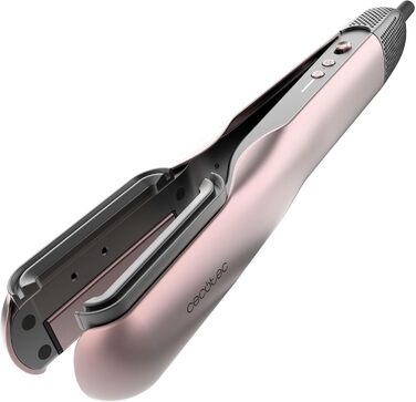 Випрямляч для волосся Cecotec AirLisse 2in1 ForceDry з феном, 1000 Вт, чорний - безсульфатний, з плазмою, 4 температури