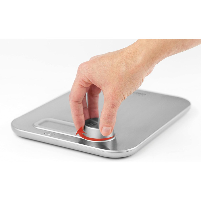 CASO Kinetic Kitchen Scale - Battery-Free, 5kg Capacity, 1g Increments - Testsieger