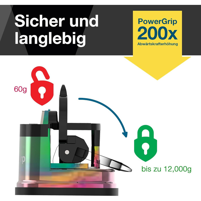 AnySharp Pro металевий точильник для ножів, безпечний, з присоскою PowerGrip, для кухонних ножів з твердого сталі та серрейтором, найкраща якість
