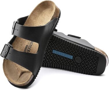 Шльопанці Birkenstock Arizona Birko-Flor чорні, 38 EU (унісекс)