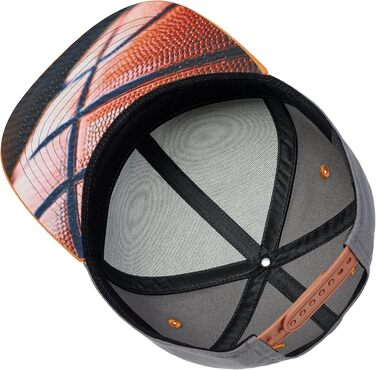 Кепки Snapback Cadency® для чоловіків та жінок, унікальні, з індивідуальними дизайнами, бейсболки з прямим козирком, регульовані, теплі зимові - темно-зелений (баскетбол - сірий)